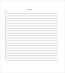 To Do List Template 12 Free Sample Example Format Download Free