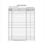 To Do List Template 16 Free Word Excel PDF Format Download Free