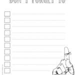 To Do List Template