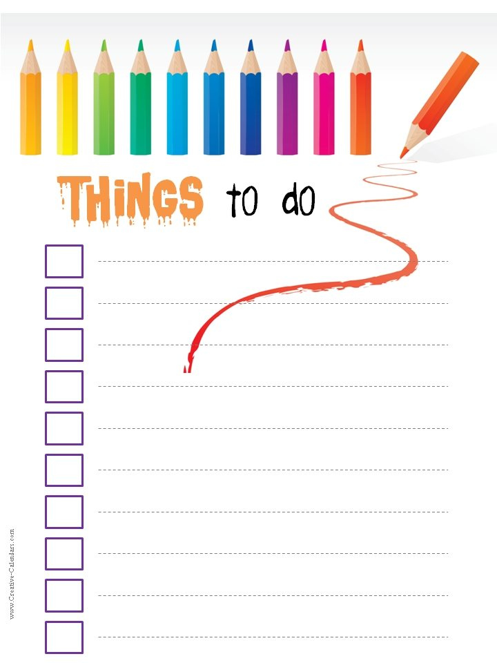 To Do List Template