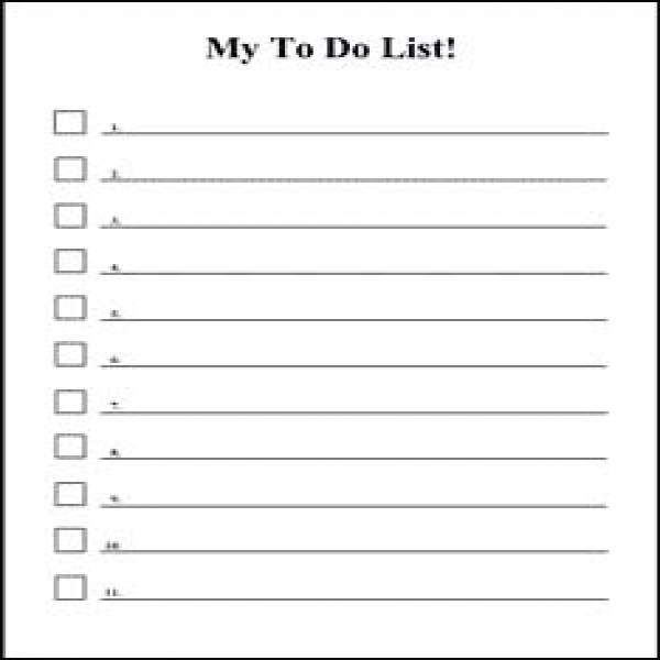 To Do List Template For Word Task List Templates