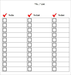 To Do List Template Free Templates Free Premium Templates