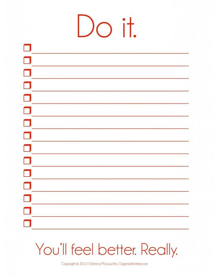 To Do List Template Google Search To Do Lists Printable Template 