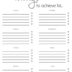 To Do List To Do Lists Printable List Template To Do Checklist
