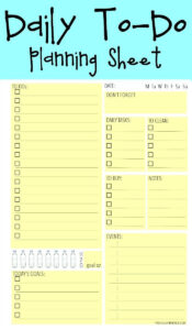 Want To Get Your Life Organized Check Out My Daily To Do Planning