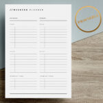 Weekend Planner Printable To Do List Inserts Day Tasks Etsy