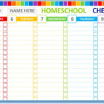 Weekly Homeschool Cheklist Homeschool Planner Homeschool