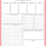 WEEKLY To Do List 1 Sheet PRINTable Organization By ShePlans