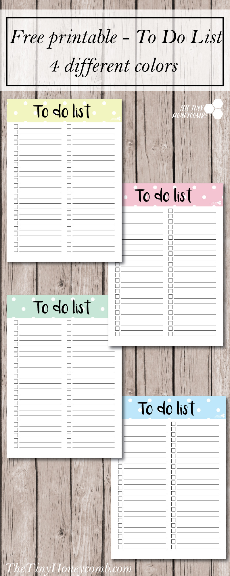 Where Have I Been Free Printable To Do List The Tiny Honeycomb