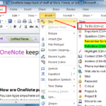 Where Is To Do List In Microsoft OneNote 2010 2013 2016 2019 And 365