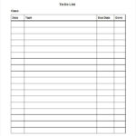 Work To Do List Template 6 Free Word Excel PDF Document Downloads